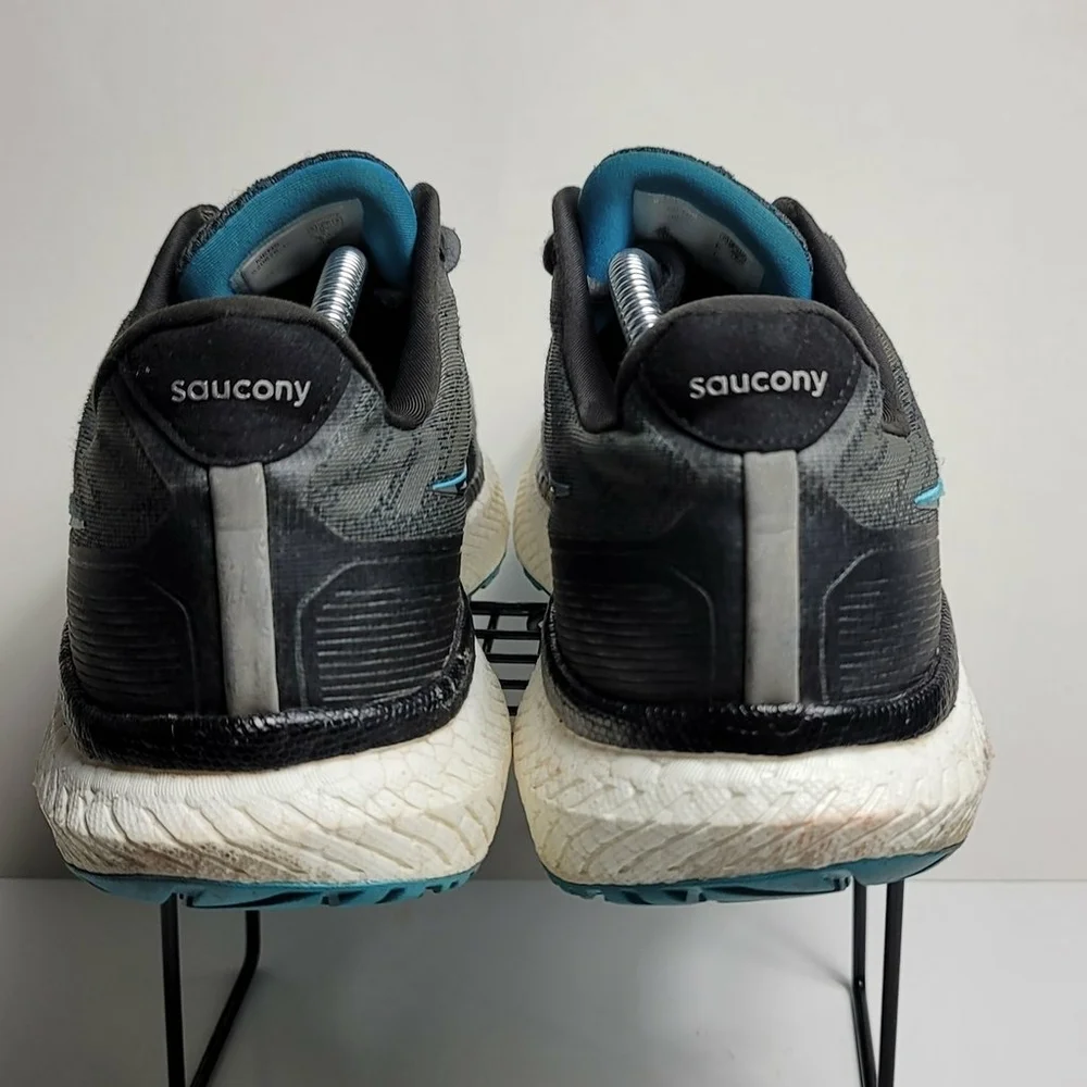 Saucony Triumph 19 Athletic Running Shoes Gray Blue Men’s Size 11 - Picture 6 of 8